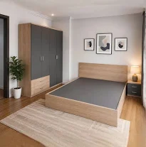 Bộ Giường Tủ Phòng Ngủ Gỗ MDF